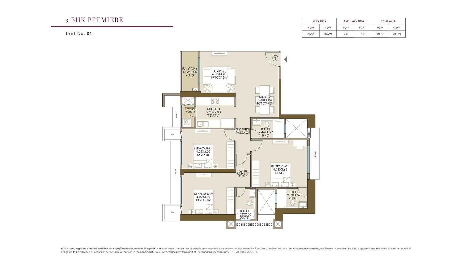 L&T-Ahana-Floor-Plan-3BHK-Premiere